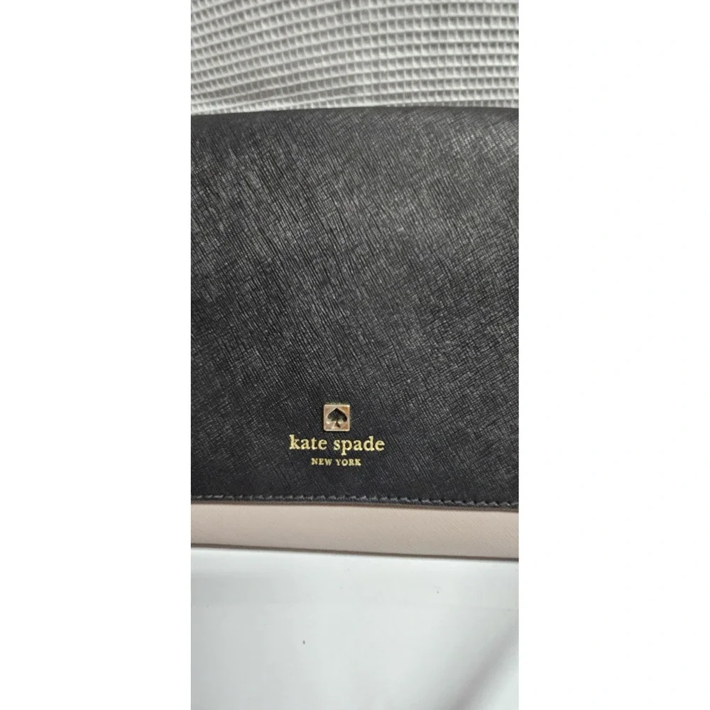 Kate Spade‎ cowhide leather 2 tone  crossbody bag leather +chain straps